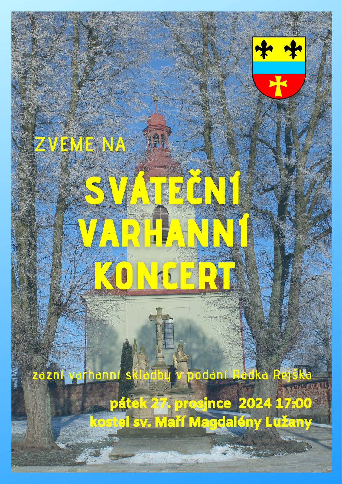 Pozvánka na Sváteční varhanní koncert